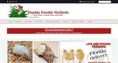 Desktop Screenshot of floridafeederrodents.com